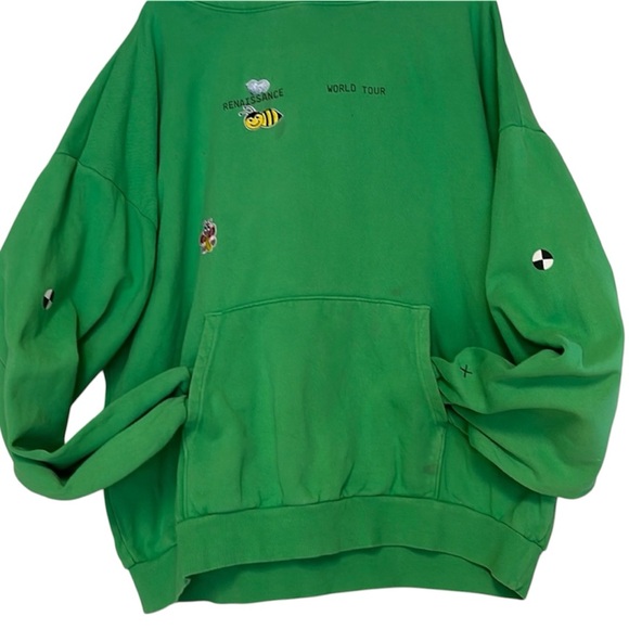 Iconic Green Beyoncé Renaissance World Tour 2023 merch SZ XXL Hooded Sweatshirt - Picture 1 of 16